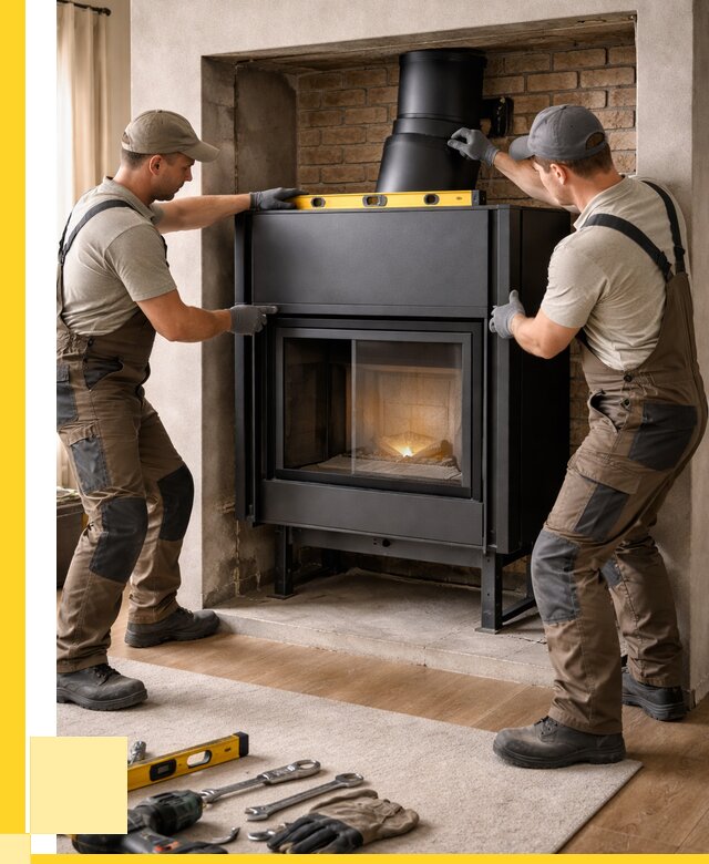 Установка каминных топок в Сердобске под ключ от 18200 р. | ЭриданСрд