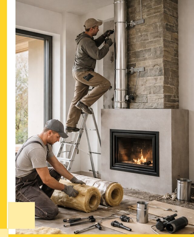 Монтаж дымоходов для каминов в Сердобске от 15167 р. ЭриданСрд