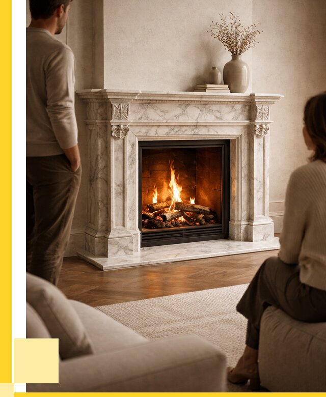 Мраморные камины под ключ в Сердобске от 252775 р. | ЭриданСрд