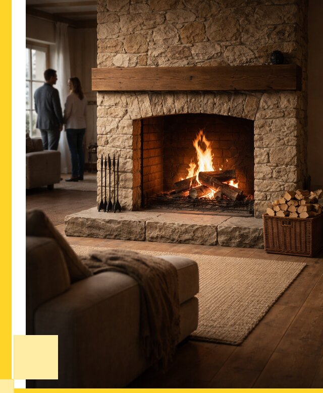 Открытые камины под ключ в Сердобске от 151665 р. ЭриданСрд