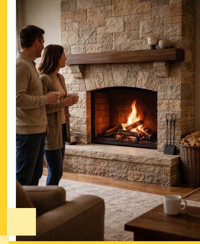 Каменные камины на заказ в Сердобске от 181998 р. | ЭриданСрд