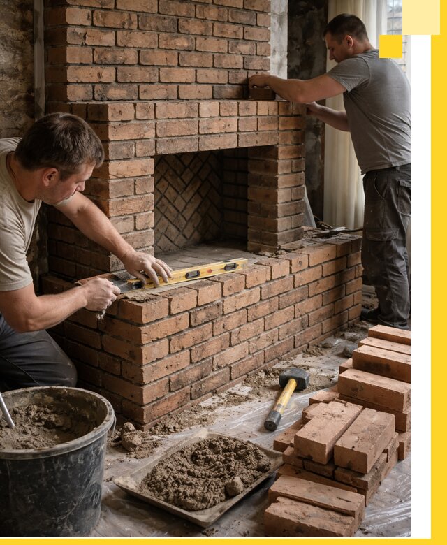 Изготовление и установка кирпичных каминов в Сердобске