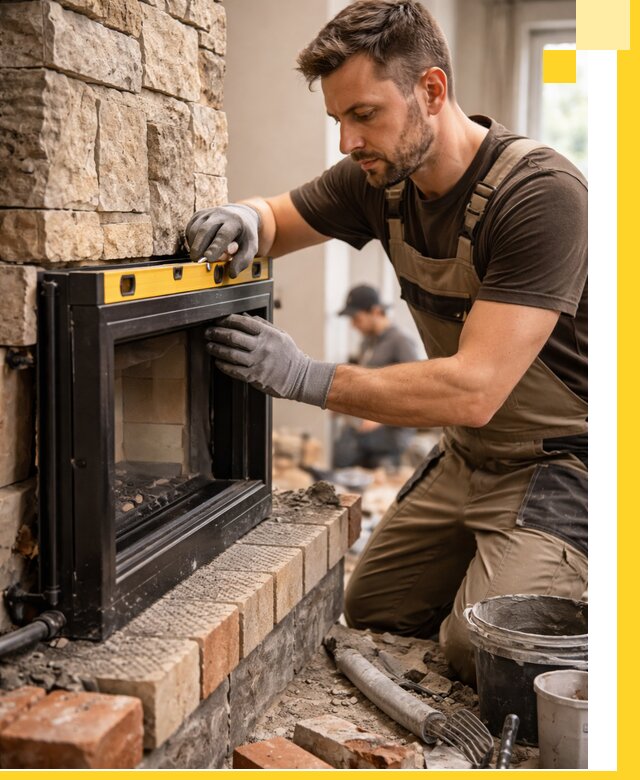 Дровяные камины под ключ в Сердобске: монтаж, обустройство