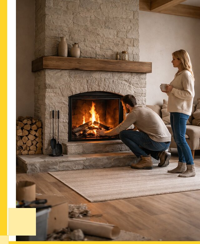 Камины для загородного дома в Сердобске от 353885 р., ЭриданСрд