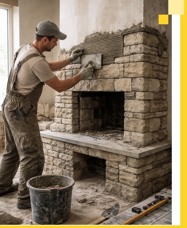 Строительство каминов под ключ в Сердобске от проектирования до монтажа