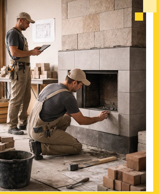 Индивидуальные проекты каминов и каминных систем в Сердобске