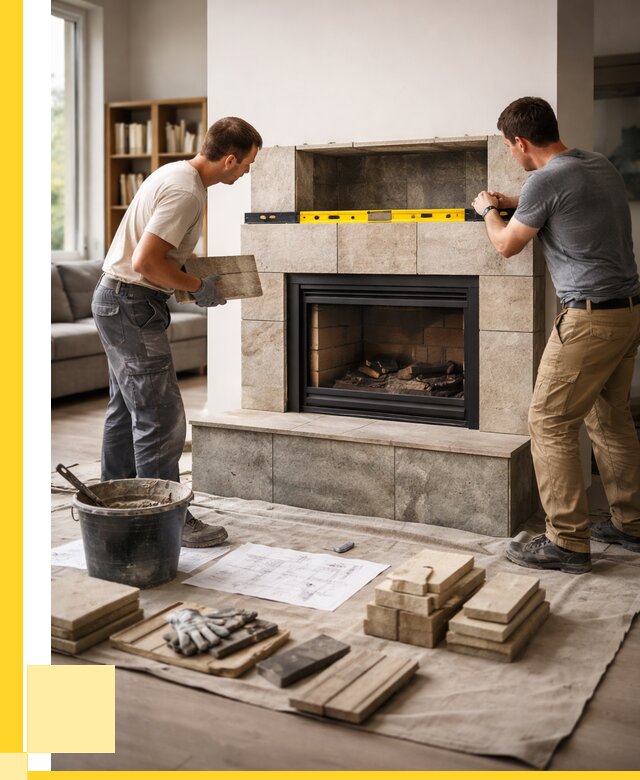 Монтаж каминов и установка в Сердобске от 45500 р. | ЭриданСрд