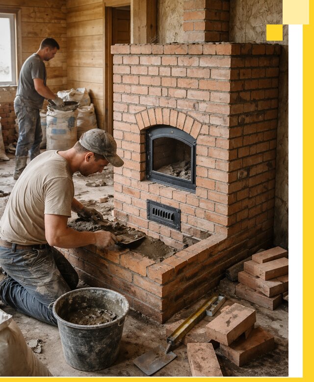 Профессиональное строительство печей в Сердобске под ключ