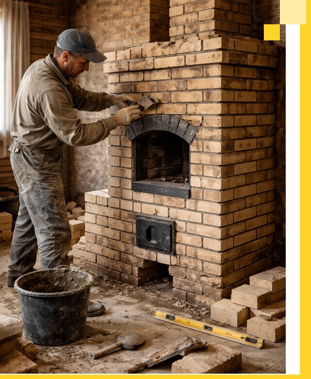 Кирпичные печи под ключ в Сердобске: проектирование и кладка