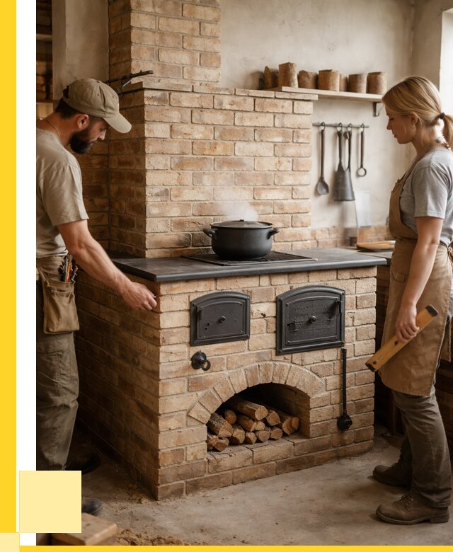 Варочно отопительные печи в Сердобске от 90999 р. | ЭриданСрд