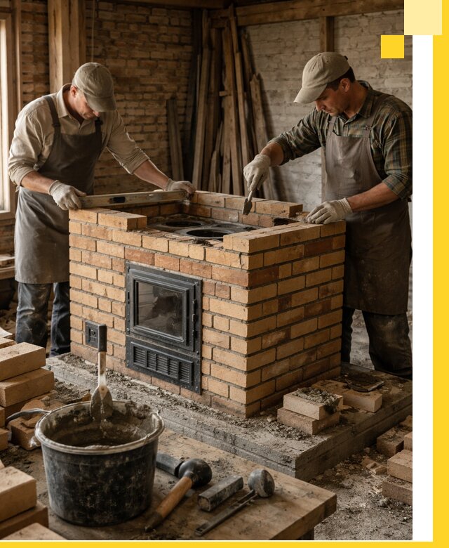 Изготовление и установка варочных печей под ключ в Сердобске