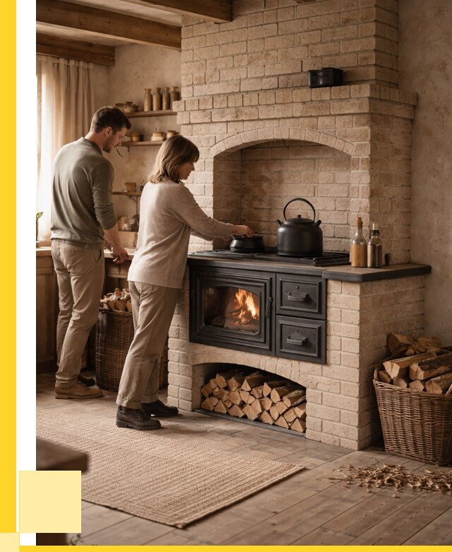 Печи с плитой в Сердобске от 45500 р. | ЭриданСрд — кирпичная печь