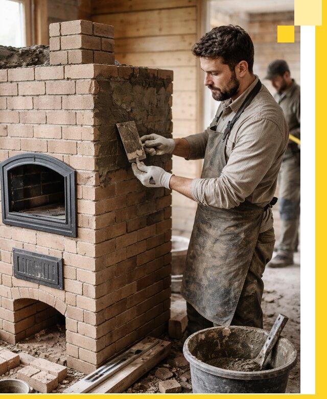 Изготовление и установка печей-шведок под ключ в Сердобске