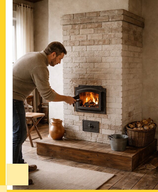 Печь голландка из кирпича в Сердобске от 85944 р. | ЭриданСрд