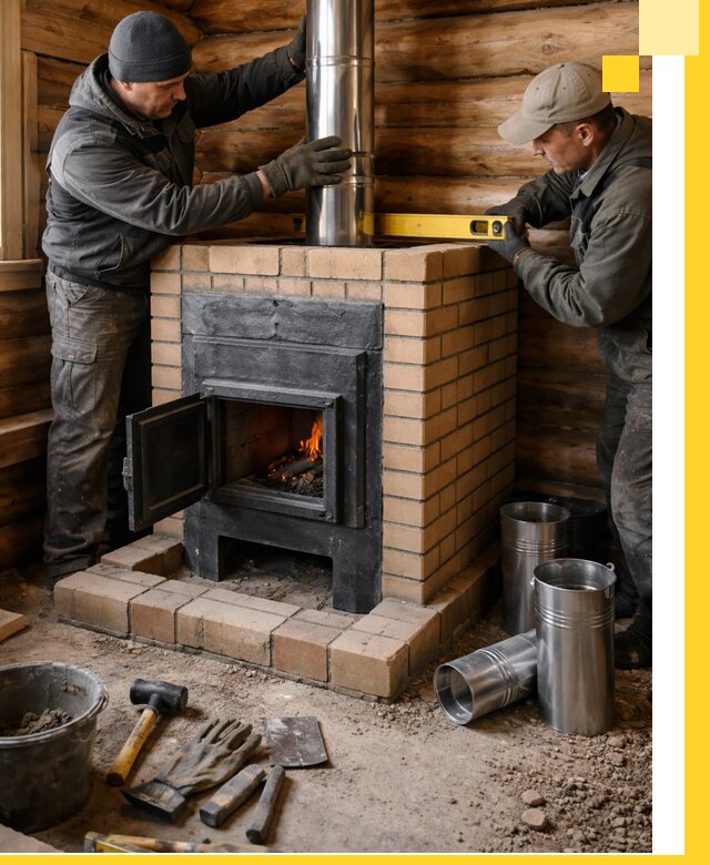 Проектирование, изготовление и установка банных печей в Сердобске