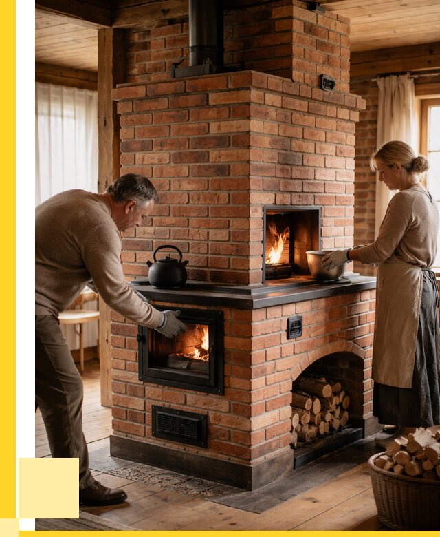 Печи для загородного дома под ключ в Сердобске от 80888 р. | ЭриданСрд