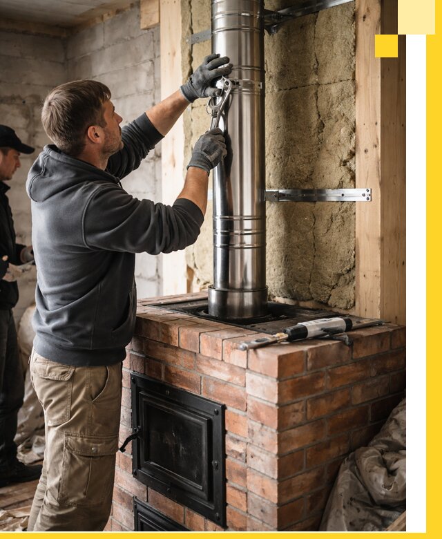 Изготовление и монтаж печей и дымоходов под ключ в Сердобске