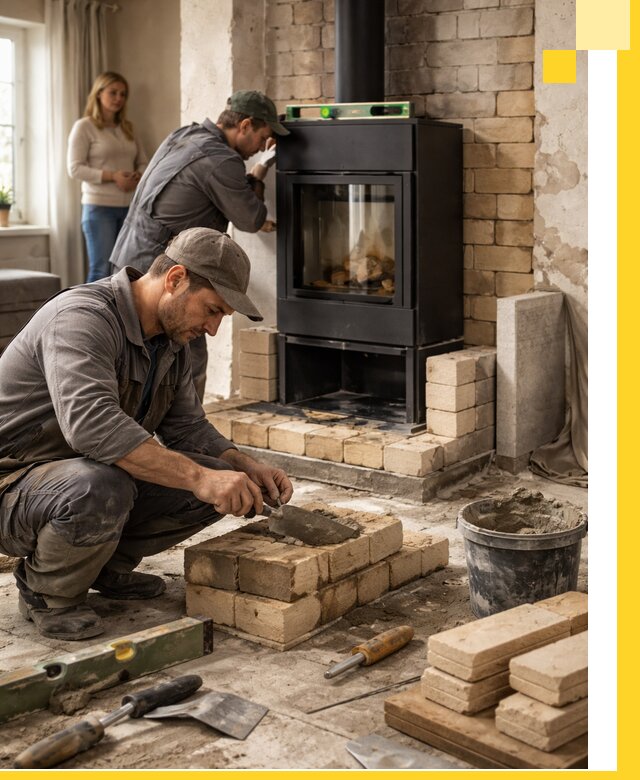 Печи и камины под ключ: проект, установка в Сердобске