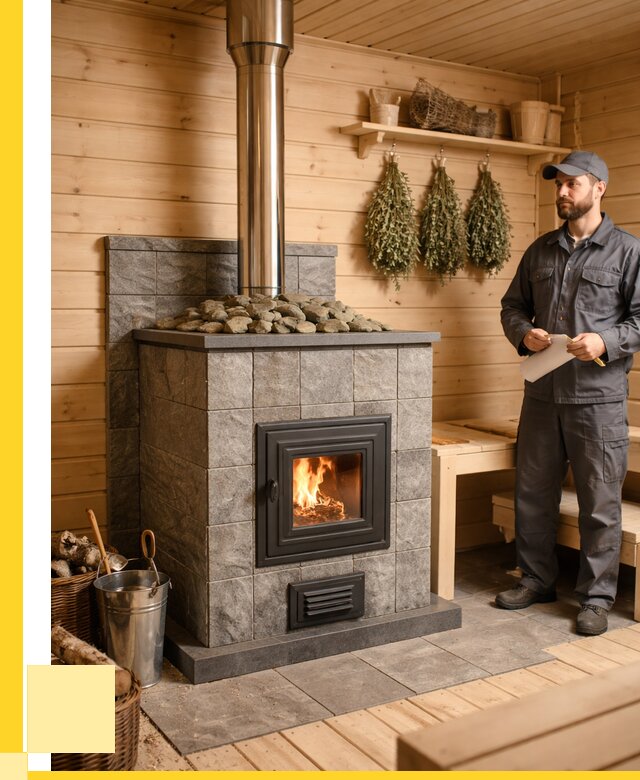 Печи для бани под ключ в Сердобске от 121332 р. | ЭриданСрд