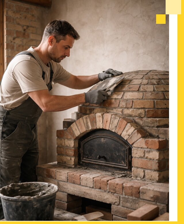 Изготовление и монтаж помпейских печей на заказ в Сердобске