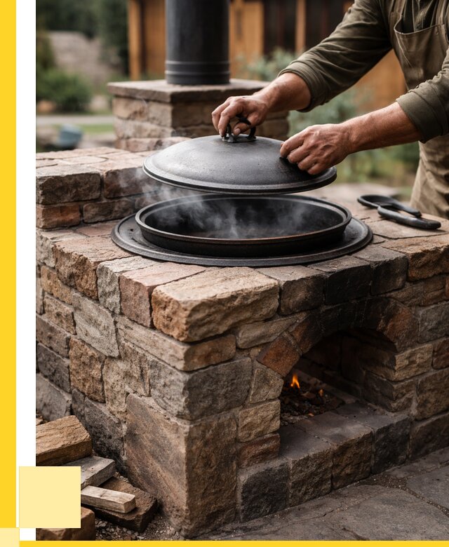 Печи для казана в Сердобске по цене от 18200 р. | ЭриданСрд