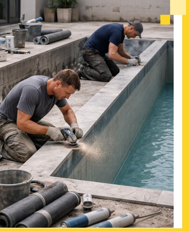 Профессиональный ремонт бассейнов под ключ в Сердобске