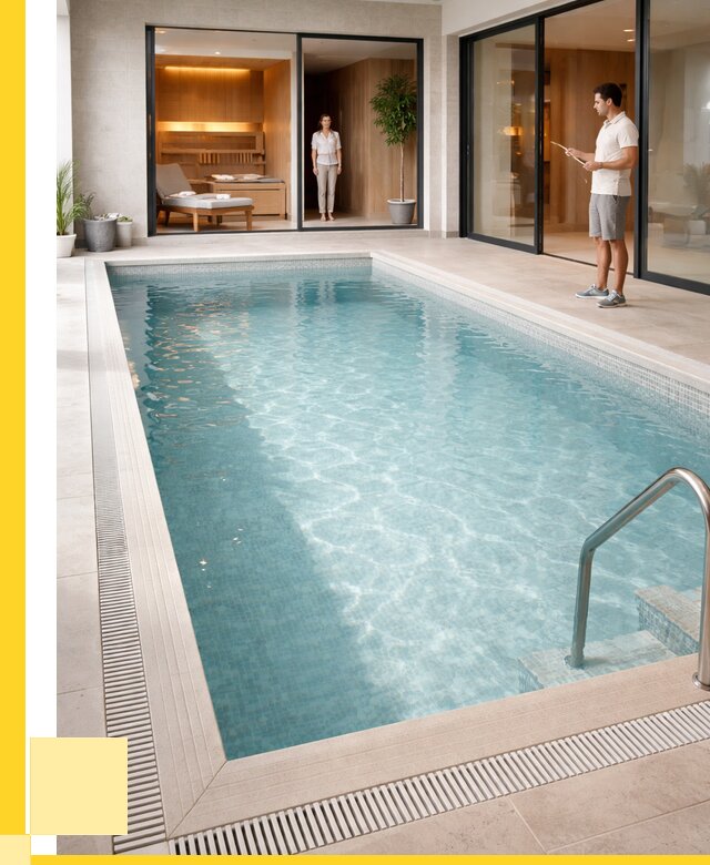 Отделка бассейна пленкой ПВХ в Сердобске от 3539 р. - ЭриданСрд