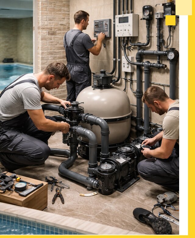 Комплексное оборудование для бассейнов под ключ в Сердобске