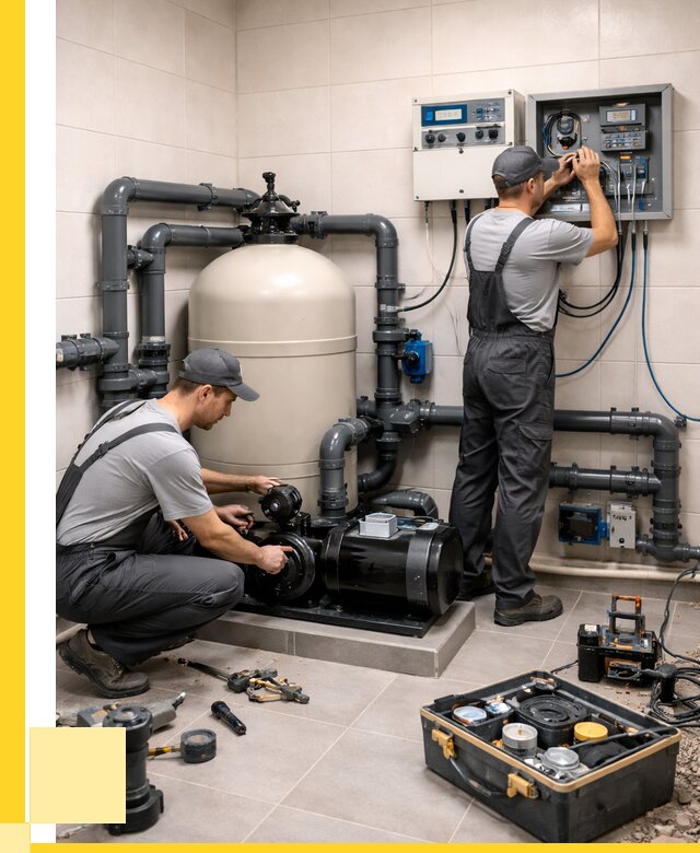 Монтаж оборудования для бассейнов в Сердобске от 40444 р. | ЭриданСрд