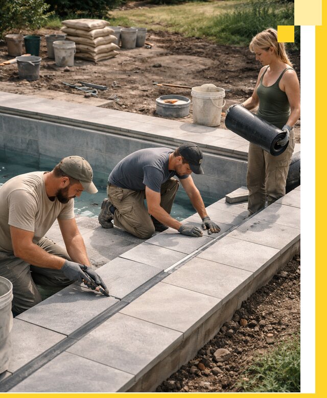 Строительство и монтаж уличных бассейнов под ключ в Сердобске