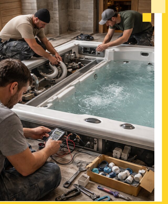 Гидромассажные бассейны под ключ в Сердобске, дизайн и монтаж