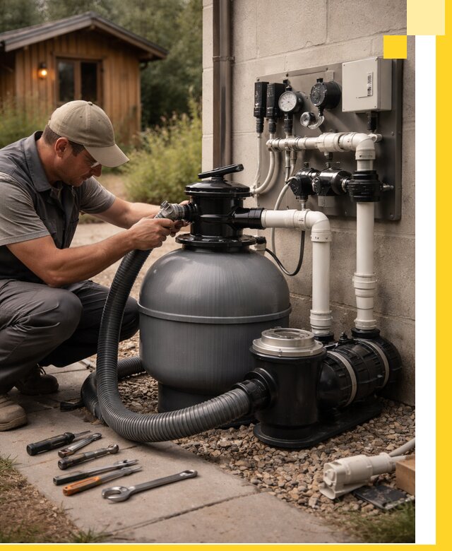 Продажа и монтаж фильтров и насосов для бассейнов в Сердобске