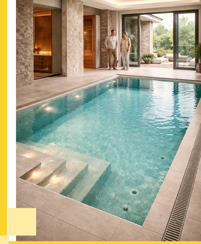 Бассейн во дворе в Сердобске: проект, отделка от 1213320 р. | ЭриданСрд