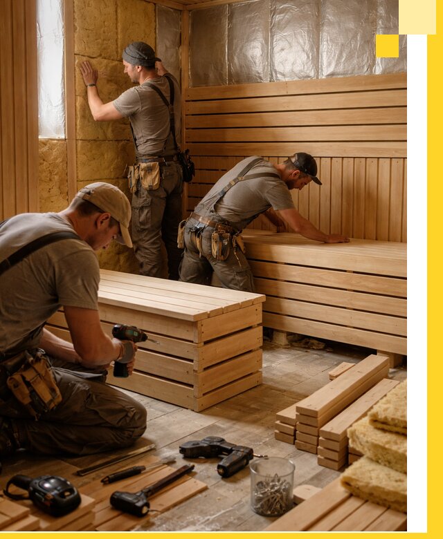 Профессиональное строительство саун под ключ в Сердобске