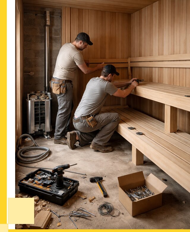 Монтаж саун под ключ в Сердобске от 121332 р. | ЭриданСрд
