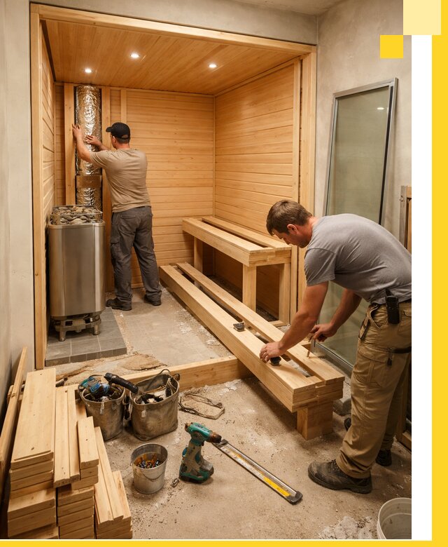 Проектирование и установка домашних саун под ключ в Сердобске