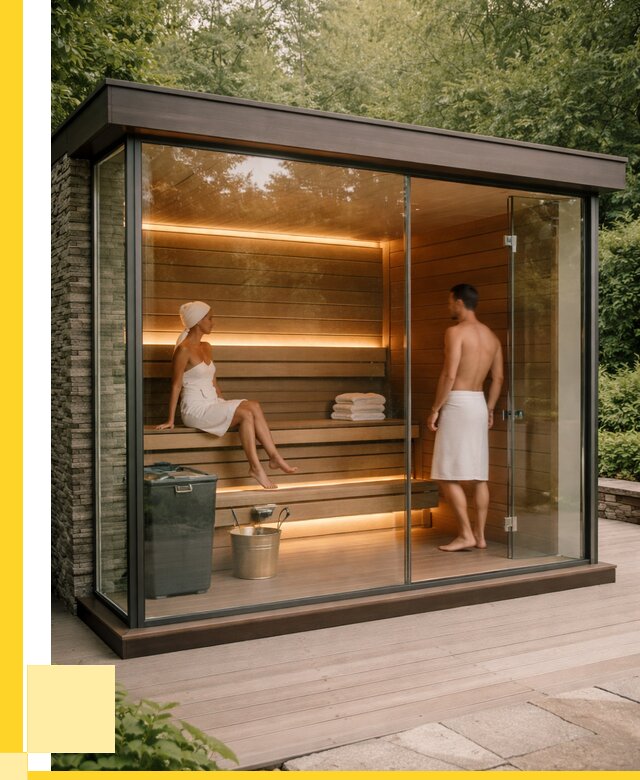 Сауна стеклянная и двери для сауны в Сердобске от 252775 р. | ЭриданСрд