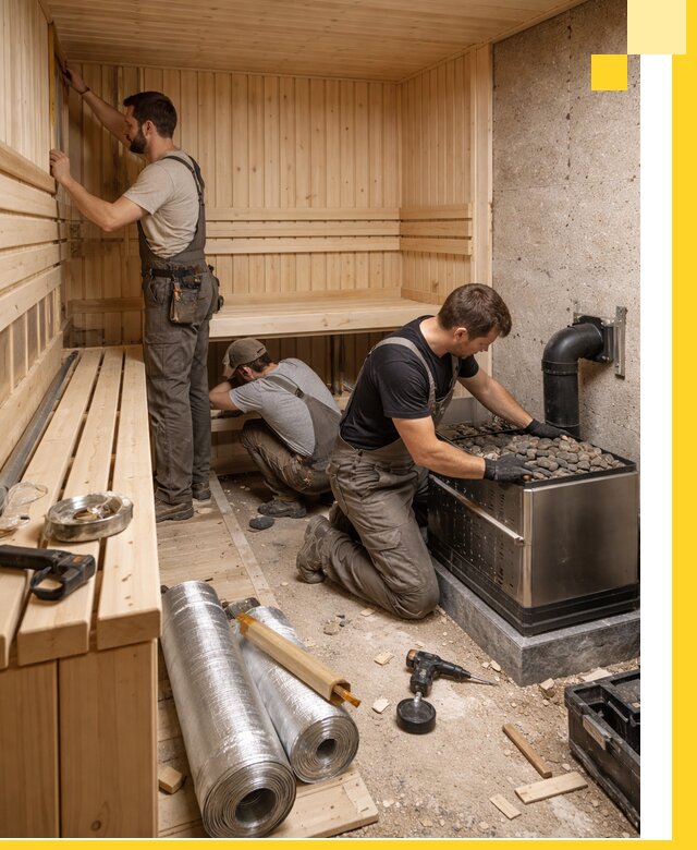 Индивидуальные сауны на заказ в Сердобске под ключ, проект и монтаж