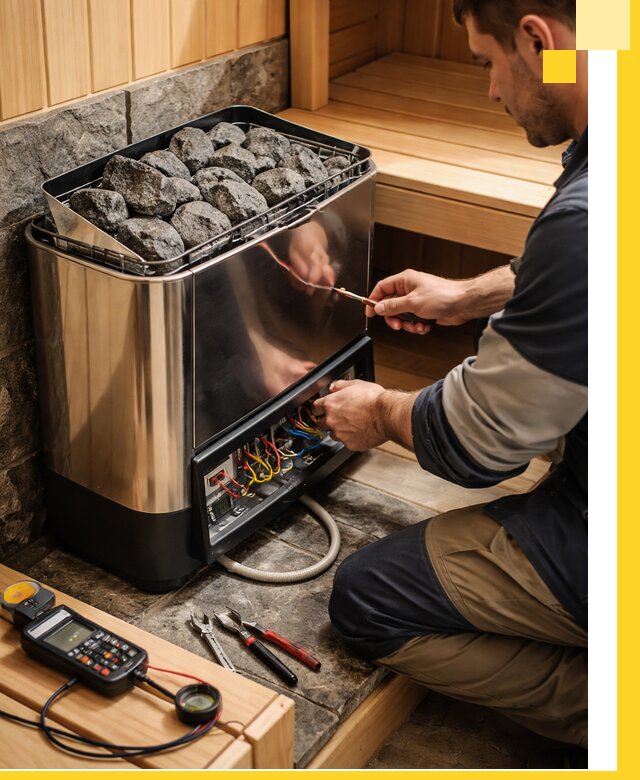 Продажа и установка электрокаменок для саун в Сердобске