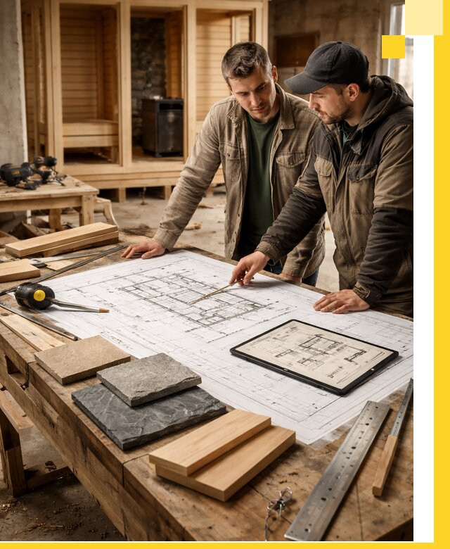 Проекты бань под ключ и планы строительства в Сердобске