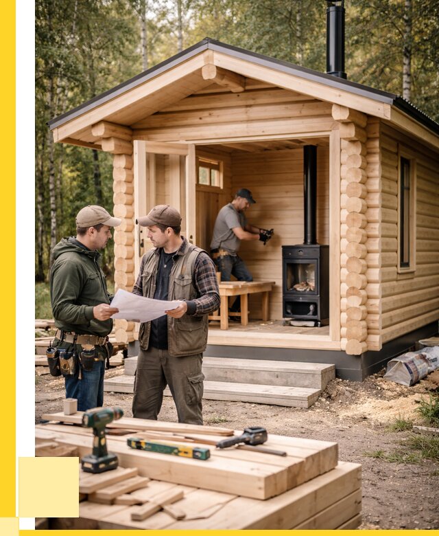 Монтаж бань под ключ в Сердобске — от 202220 р. | ЭриданСрд