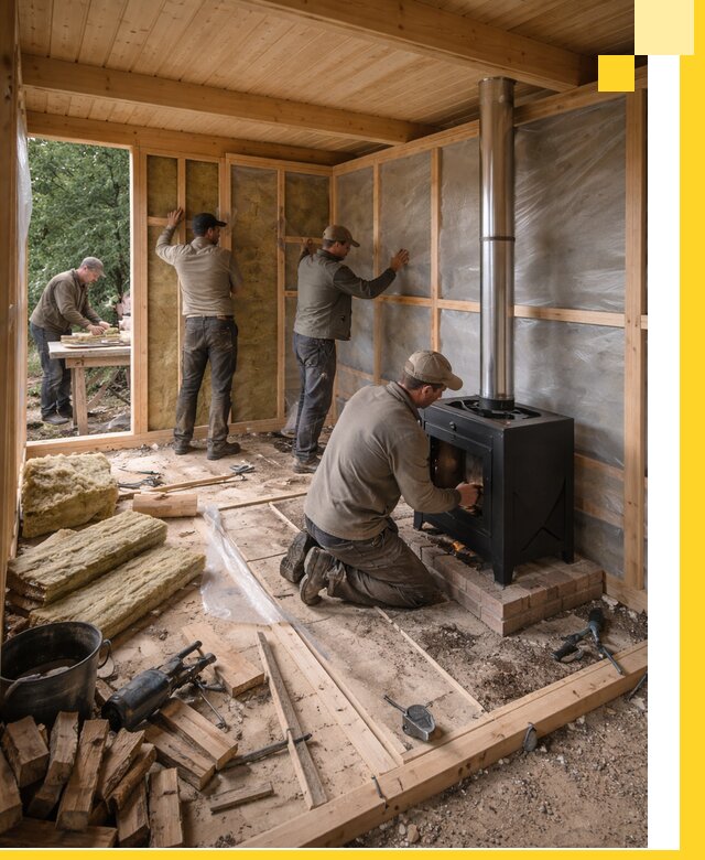 Профессиональный монтаж бань под ключ в Сердобске для дома