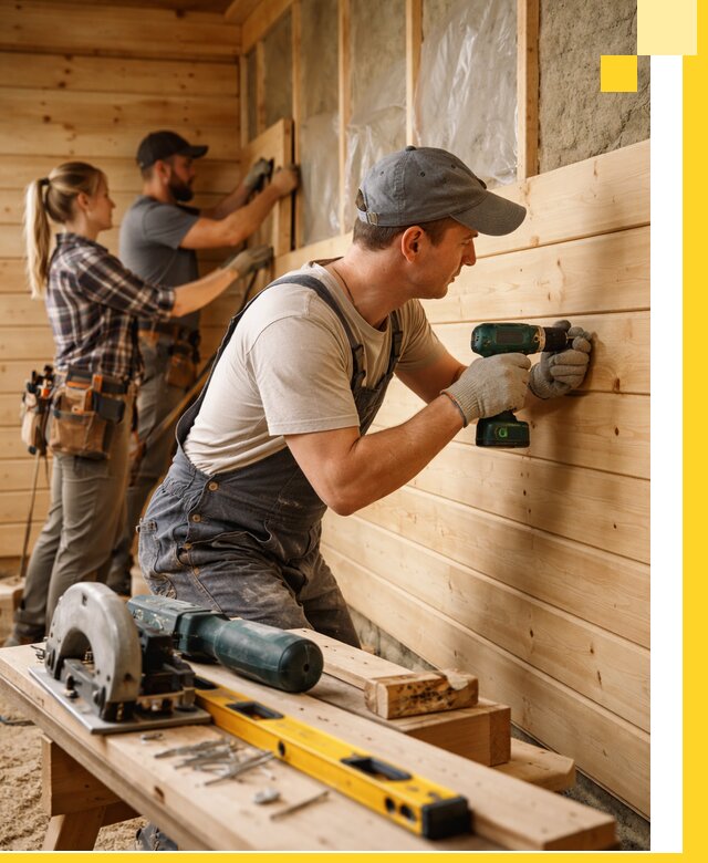 Обшивка бань под ключ в Сердобске: отделка стен и потолков