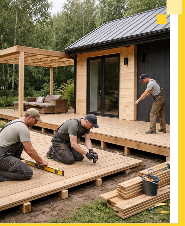 Строительство бань с террасой и бассейном под ключ в Сердобске