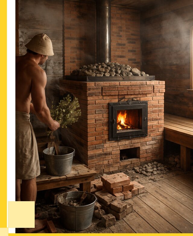 Кирпичные банные печи в Сердобске от 90999 р. | ЭриданСрд