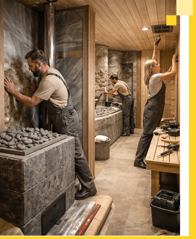 Строительство бань и SPA процедур в Сердобске под ключ и отделкой