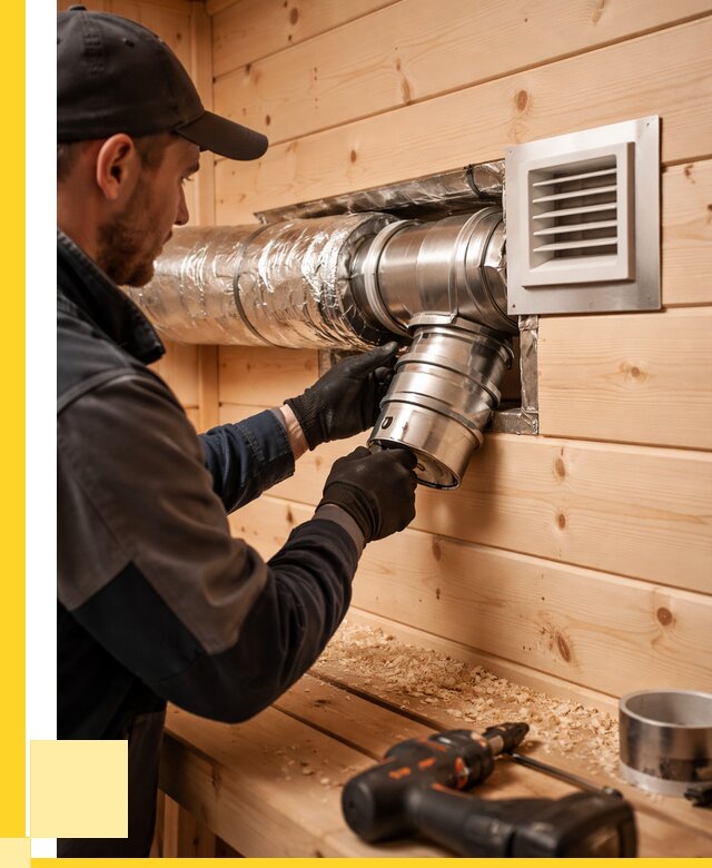 Монтаж вентиляции бани в Сердобске от 12133 р. | ЭриданСрд