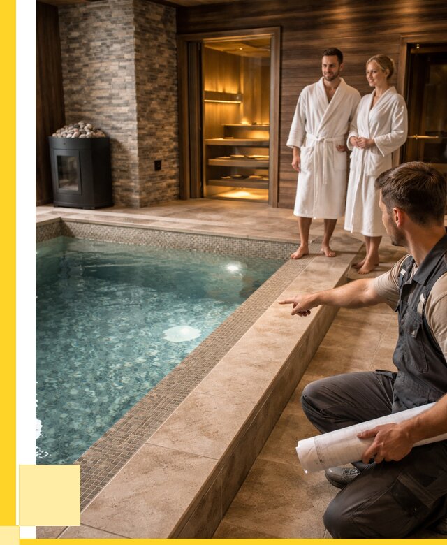 Проект бани с бассейном под ключ в Сердобске от 65722 р. | ЭриданСрд