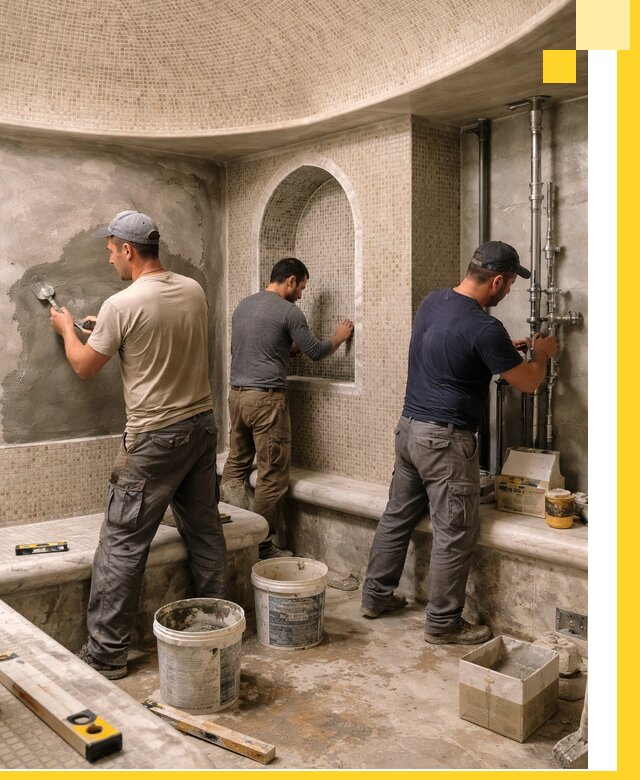 Профессиональный монтаж хамамов под ключ в Сердобске с гарантией