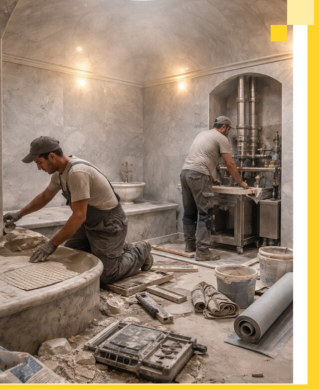 Строительство турецких бань хаммам под ключ в Сердобске